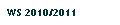 WS 2010/2011