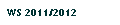WS 2011/2012