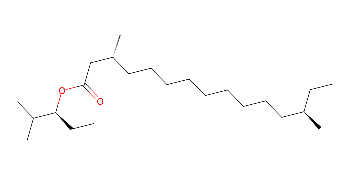 Image for (3R*,13R*,1'S*)-1'-Ethyl-2'-methylpropyl 3,13-dimethylpentadecanoate