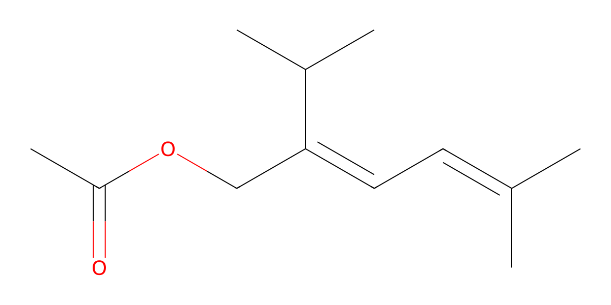 Image for (E)-2-Isopropyl-5-methyl-2,4-hexadien-1-yl acetate