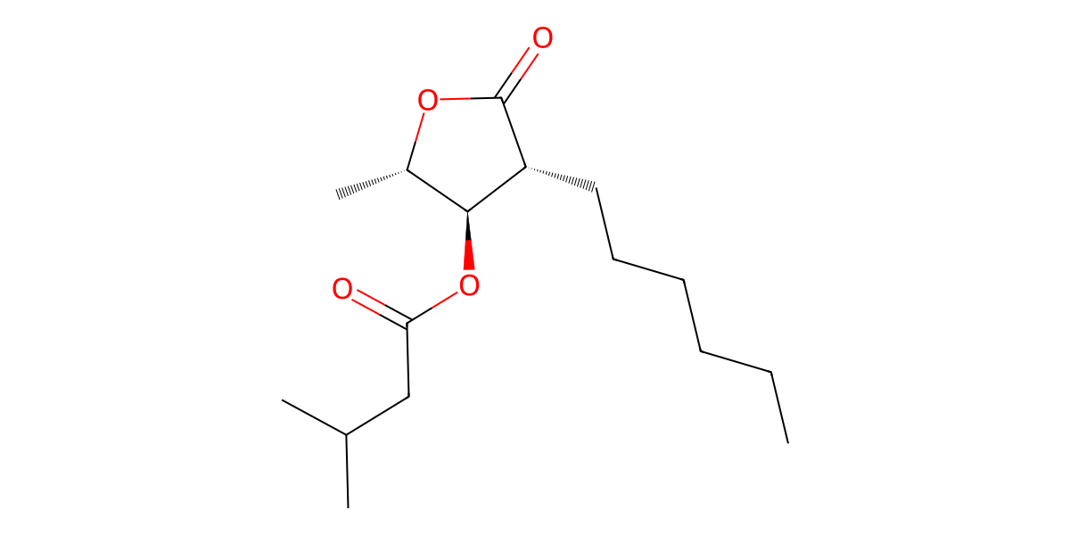 Image for (2S*,3R*,4R*)-2-Hexyl-3-(3-methylbutanoyloxy)-4-pentanolide