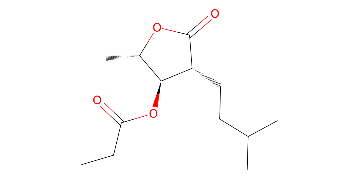 Image for (2S*,3R*,4R*)-2-Isopentyl-3-propionyloxy-4-pentanolide