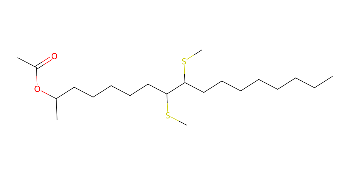 Image for Heptadec-8-en-2-yl acetate, DMDS adduct