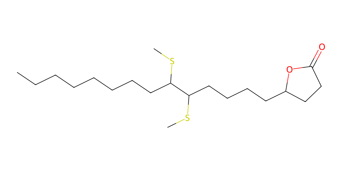 Image for (Z)-Octadec-9-en-4-olide. DMDS adduct