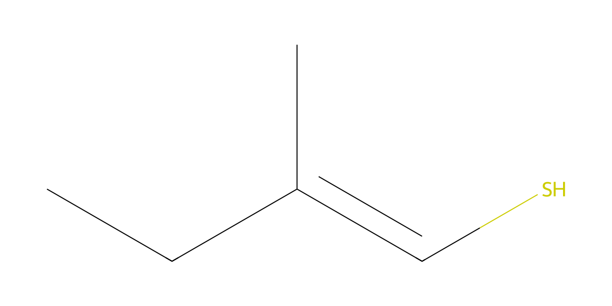 Image for (E)-2-Methylbut-1-ene-1-thiol