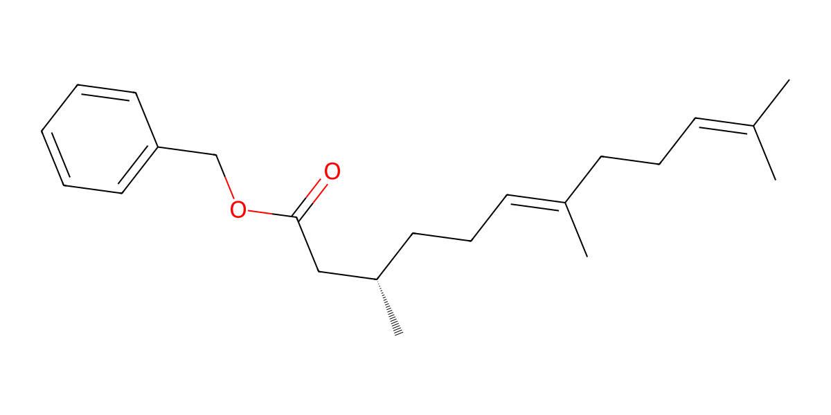 Image for Benzyl (E)-2,3-dihydrofarnesoate