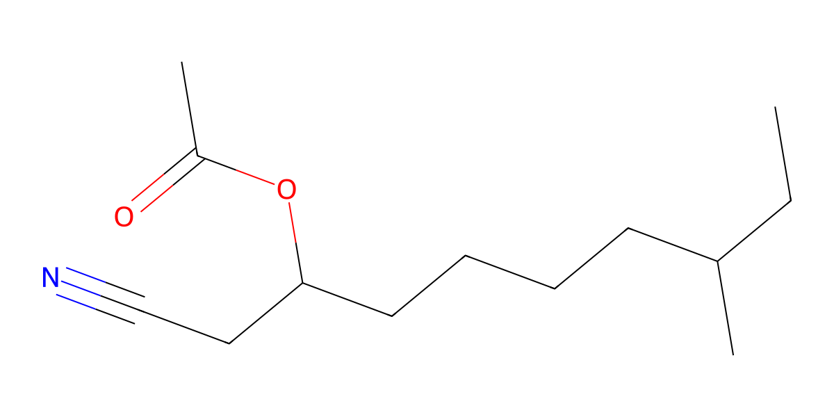 Image for 3-Acetoxy-8-methyldecanoic acid nitrile