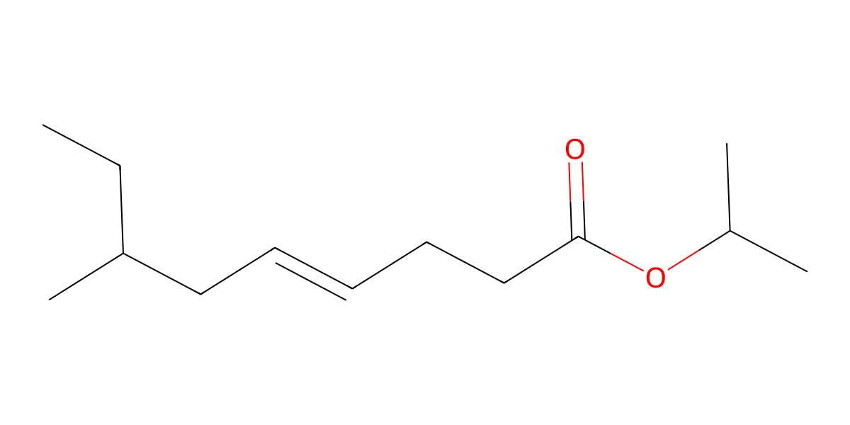 Image for Isopropyl (E)-7-methyl-4-nonenoate