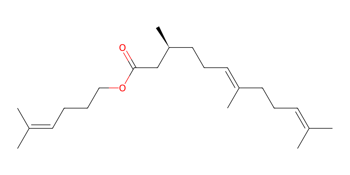 Image for 5-Methylhex-4-enyl (E)-2,3-dihydrofarnesoate