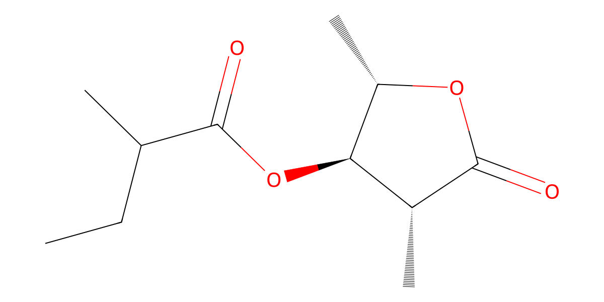 Image for (2S*,3R*,4R*)-2-Methyl-3-(2-methylbutyryloxy)-4-pentanolide