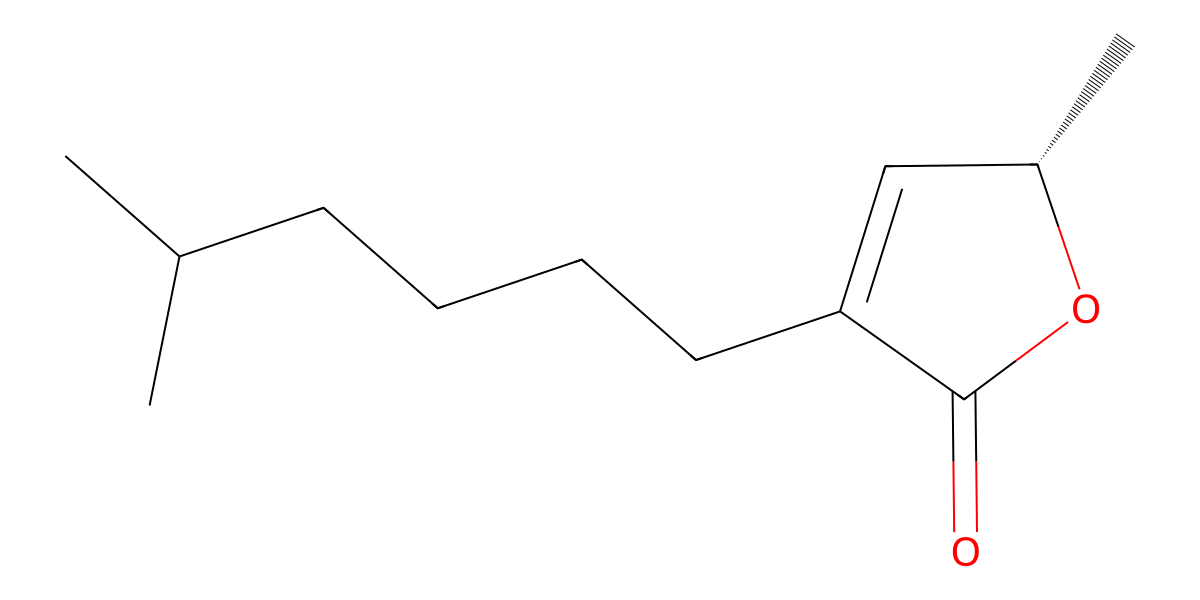 Image for 2-(5-Methylhexyl)pent-2-en-4-olide