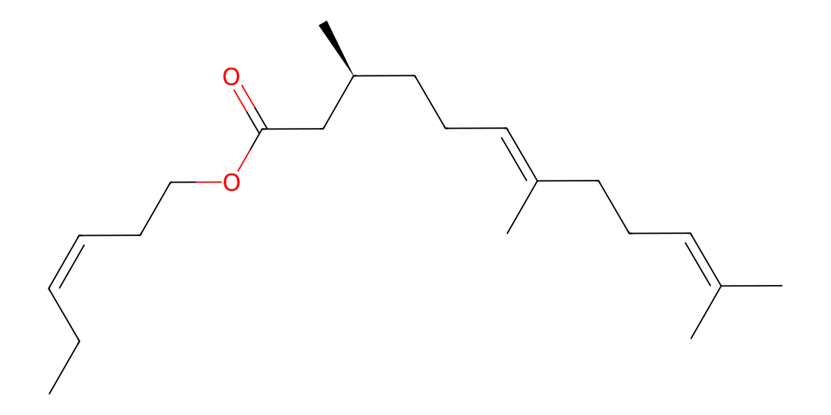 Image for (Z)-3-Hexenyl (E)-2,3-dihydrofarnesoate
