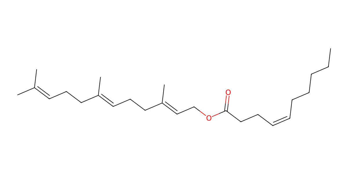 Image for (2E,6E)-Farnesyl (Z)-4-decenoate