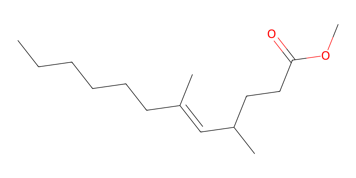 Image for Methyl (E)-4,6-dimethyldodec-5-enoate