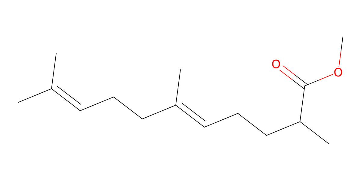 Image for Methyl (Z)-2,6,10-trimethylundeca-5,9-dienoate