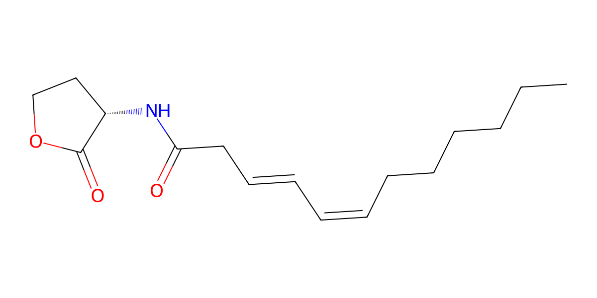 Image for N-((3E,5Z)-3,5-dodecadienoyl)homoserine lactone