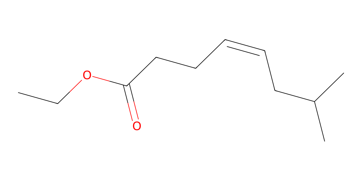 Image for Ethyl (Z)-7-methyl-4-octenoate