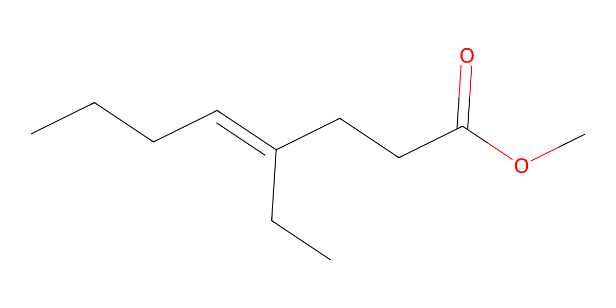 Image for Methyl (E)-4-ethyloct-4-enoate