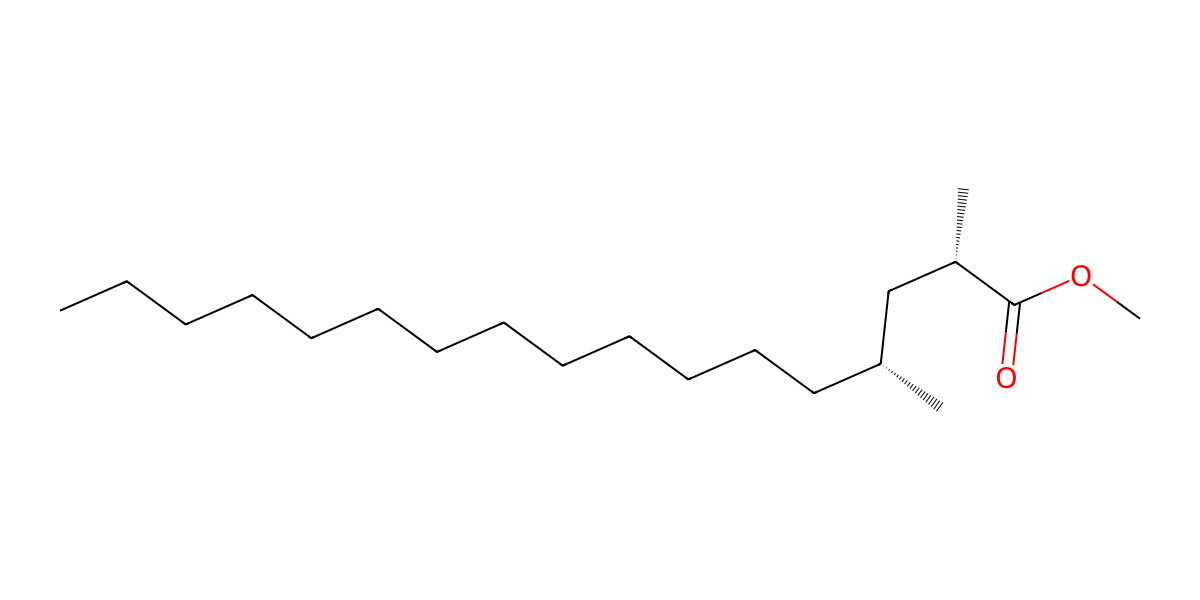 Image for Methyl anti-2,4-dimethylheptadecanoate