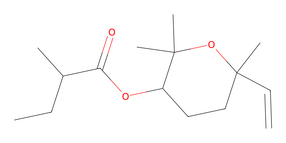 Image for 2,2,6-Trimethyl-6-vinyltetrahydro-2H-pyran-3-yl 2-methylbutanoate